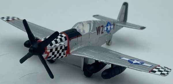 Nordamerikansk P-51 Mustang-fly 4,5" 11,5 cm METAL Motormax