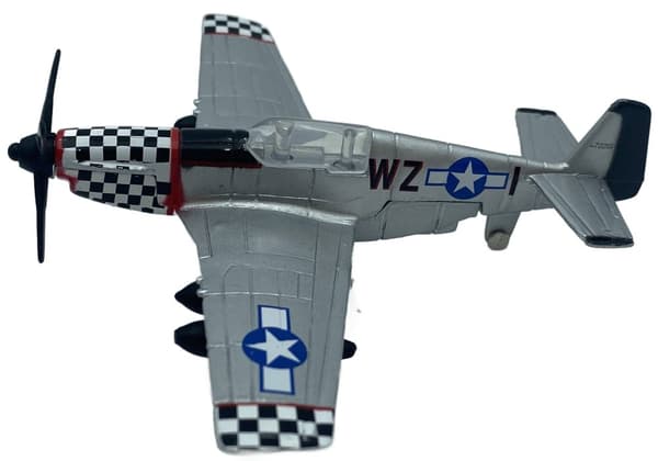 Nordamerikansk P-51 Mustang-fly 4,5" 11,5 cm METAL Motormax