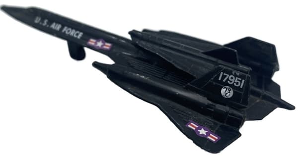 Lockheed SR-71 Blackbird fly 4,5" 11,5 cm METAL Motormax