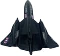 Miniatyrbillede 7 af 10: Lockheed SR-71 Blackbird fly 4,5" 11,5 cm METAL Motormax