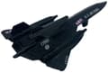 Miniatyrbillede 8 af 10: Lockheed SR-71 Blackbird fly 4,5" 11,5 cm METAL Motormax