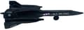 Miniatyrbillede 9 af 10: Lockheed SR-71 Blackbird fly 4,5" 11,5 cm METAL Motormax