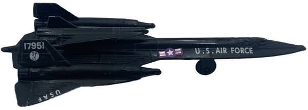 Lockheed SR-71 Blackbird fly 4,5" 11,5 cm METAL Motormax