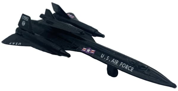 Lockheed SR-71 Blackbird fly 4,5" 11,5 cm METAL Motormax