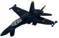Miniatyrbillede 1 af 11: Boeing McDonnell Douglas F/A-18 Hornet 4,5" 11,5 cm METAL Motormax