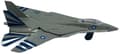 Miniatyrbillede 5 af 11: Grumman F-14 Tomcat 4,5" 11,5 cm METAL Motormax