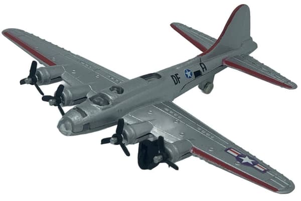 Boeing B-17 Flying Fortress 4,5" 11,5 cm METAL Motormax ÆSKE