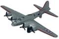 Miniatyrbillede 5 af 11: Boeing B-17 Flying Fortress 4,5" 11,5 cm METAL Motormax ÆSKE
