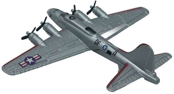 Boeing B-17 Flying Fortress 4,5" 11,5 cm METAL Motormax ÆSKE