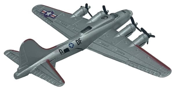 Boeing B-17 Flying Fortress 4,5" 11,5 cm METAL Motormax ÆSKE