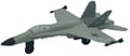 Miniatyrbillede 4 af 11: McDonnell Douglas F/A-18 Hornet 4,5" 11,5 cm METAL Motormax ÆSKE