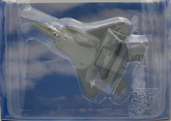 Lockheed Martin F-22 Raptor fly 4,5" 11,5 cm METAL Motormax ÆSKE