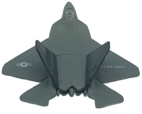 Lockheed Martin F-22 Raptor fly 4,5" 11,5 cm METAL Motormax ÆSKE