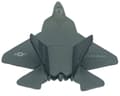 Miniatyrbillede 10 af 11: Lockheed Martin F-22 Raptor fly 4,5" 11,5 cm METAL Motormax ÆSKE