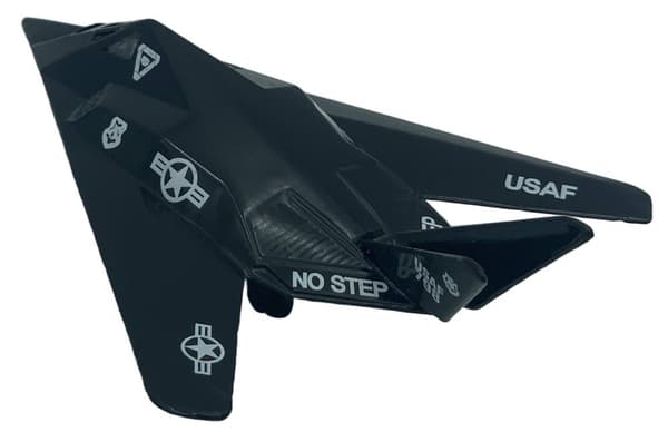 Lockheed Martin F-117 Nighthawk fly 4,5" 11,5 cm METAL Motormax ÆSKE