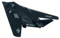 Miniatyrbillede 7 af 11: Lockheed Martin F-117 Nighthawk fly 4,5" 11,5 cm METAL Motormax ÆSKE