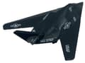 Miniatyrbillede 8 af 11: Lockheed Martin F-117 Nighthawk fly 4,5" 11,5 cm METAL Motormax ÆSKE