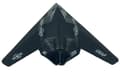Miniatyrbillede 9 af 11: Lockheed Martin F-117 Nighthawk fly 4,5" 11,5 cm METAL Motormax ÆSKE