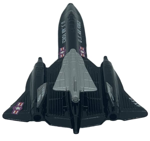 Lockheed Martin SR-71 Blackbird fly 4,5" 11,5 cm METAL Motormax ÆSKE