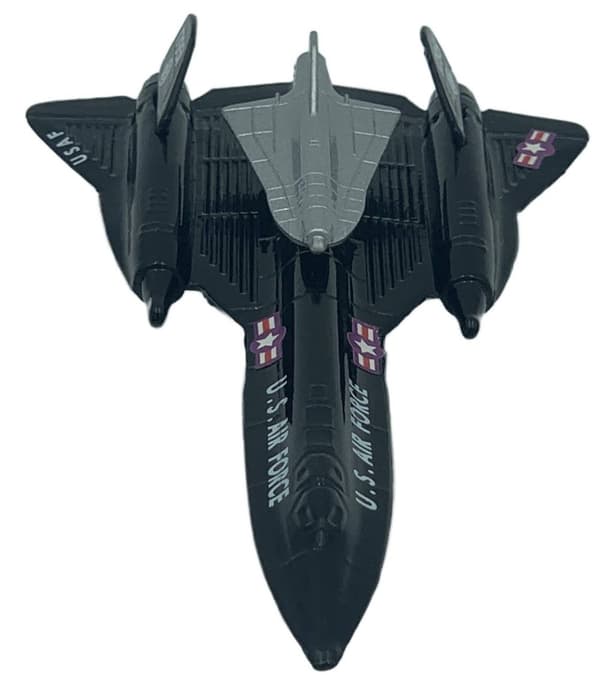 Lockheed Martin SR-71 Blackbird fly 4,5" 11,5 cm METAL Motormax ÆSKE