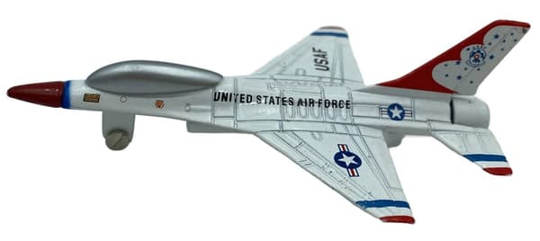 Lockheed Martin F-16 Fighting Falcon fly 3,5"" 9 cm METAL Motormax