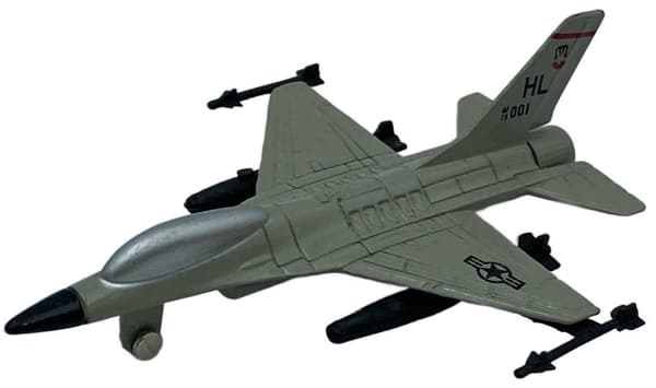 General Dynamics F-16 Fighting Falcon fly 3,5"" 9 cm METAL Motormax