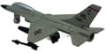 Miniatyrbillede 5 af 11: General Dynamics F-16 Fighting Falcon fly 3,5"" 9 cm METAL Motormax
