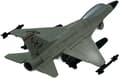 Miniatyrbillede 7 af 11: General Dynamics F-16 Fighting Falcon fly 3,5"" 9 cm METAL Motormax