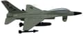 Miniatyrbillede 8 af 11: General Dynamics F-16 Fighting Falcon fly 3,5"" 9 cm METAL Motormax