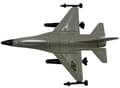 Miniatyrbillede 11 af 11: General Dynamics F-16 Fighting Falcon fly 3,5"" 9 cm METAL Motormax