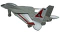 Miniatyrbild 5 av 11: Grumman F-14 Tomcat 3,5" 9 cm METALL Motormax