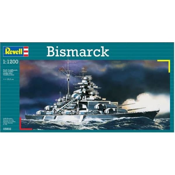 Modell - REVELL - Bismarck - Plast - Att montera - 31 st