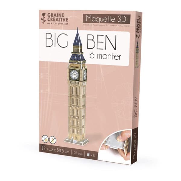 3D-pusselmodell Big Ben - Seed Creative Vi har alla talang