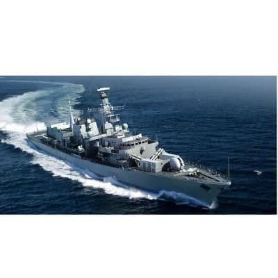 Fartygsmodell - TRUMPETER - Brittisk fregatt typ 23 HMS Westminster - 400 stycken - Naval - Exteriör