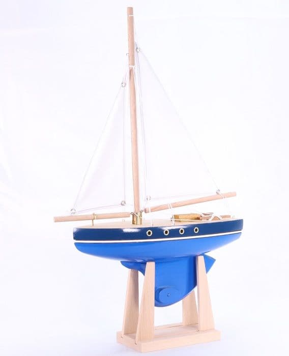 Maison Tirot - Segelbåt Le Tirot blå 30cm - TIROT