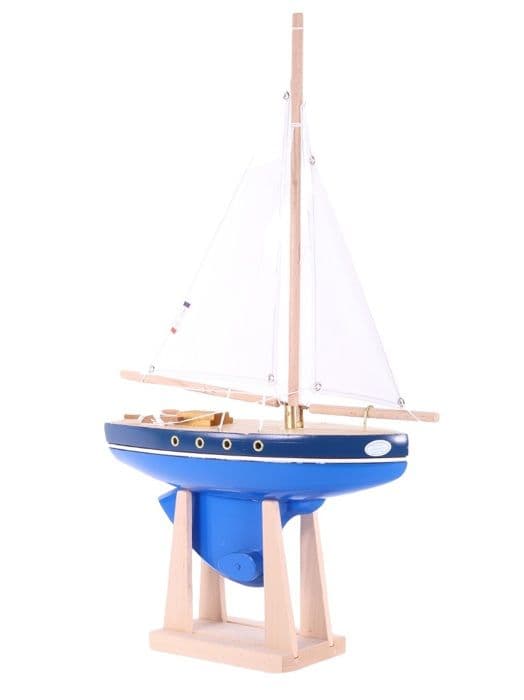 Maison Tirot - Segelbåt Le Tirot blå 30cm - TIROT