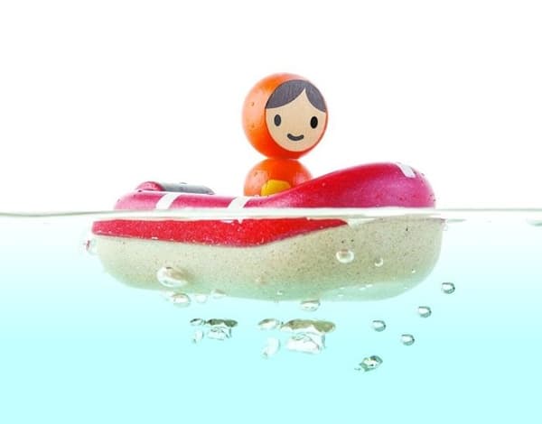 Plan Toys - Bath räddningsbåt - BYXA
