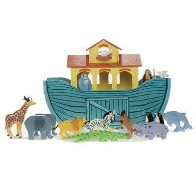Naval Toy - LE TOY VAN - Noaks ark i trä TV259 - Flerfärgad - För barn från 3 år och uppåt