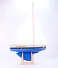 Miniatyrbild 2 av 4: Maison Tirot - Segelbåt Le Tirot blå 40cm - TIROT