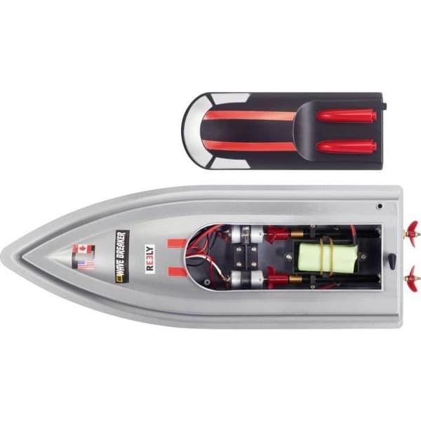 Driftklar motoriserad RC-båt för nybörjare - REELY - Mini Wavebreaker 2.0 - Vit - Blandad - 8 år