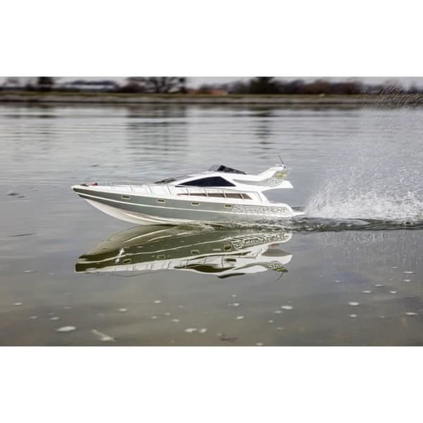 Carson Sport Yacht Speed RC Boat - Vit - Unisex - Vuxen - Klar att springa - Carson