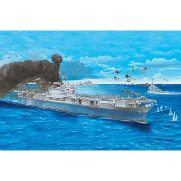 Uss Yorktown Cv-5 fartygsmodell - TRUMPETER - 1120+ stycken - WWII hangarfartyg