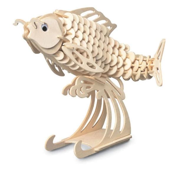 Trämodell Fisk (karp)