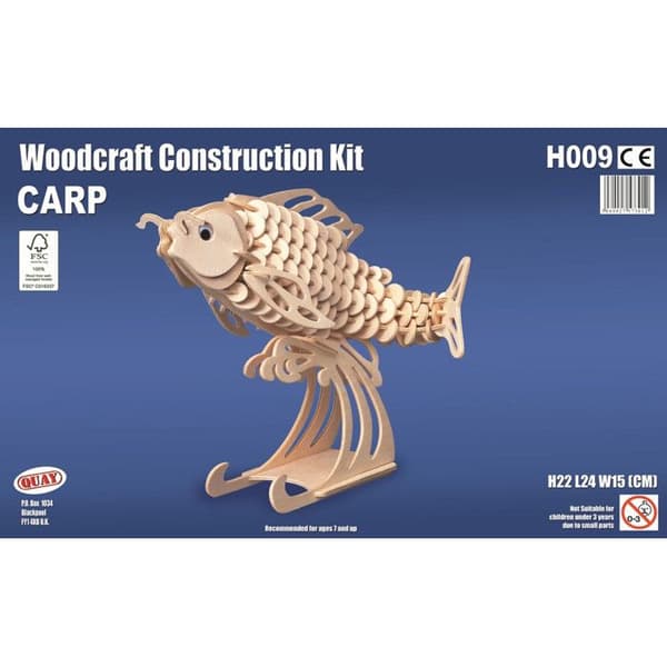 Trämodell Fisk (karp)