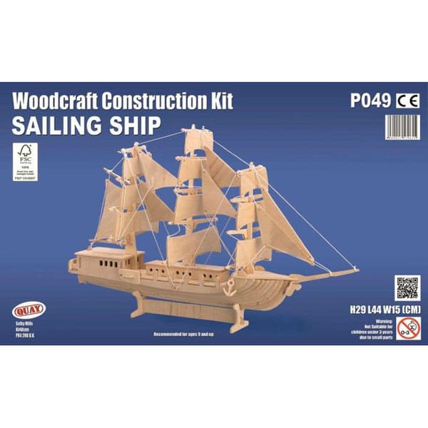 Trämodell Segelbåt