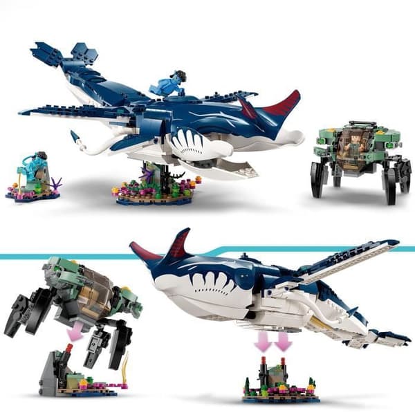 LEGO® Avatar 75579 Payakan the Tulkun och Crabsuit, Leksak med djurfigur, The Way of Water