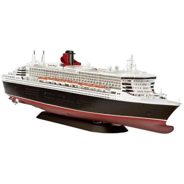 Modell av båt Revell Queen Mary 2 - 1:700 - Vit - 15 år och uppåt - Vuxen - Både män och kvinnor