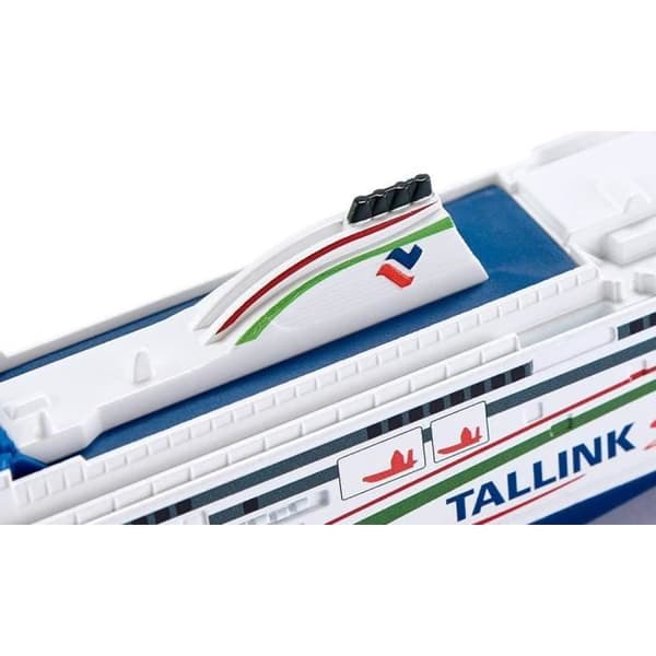 SIKU - Ferry Tallink Megastar - Naval Toy - Metall/Plast - Vit/Blå/Grön - Blandat - 21x4x7cm
