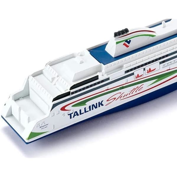 SIKU - Ferry Tallink Megastar - Naval Toy - Metall/Plast - Vit/Blå/Grön - Blandat - 21x4x7cm