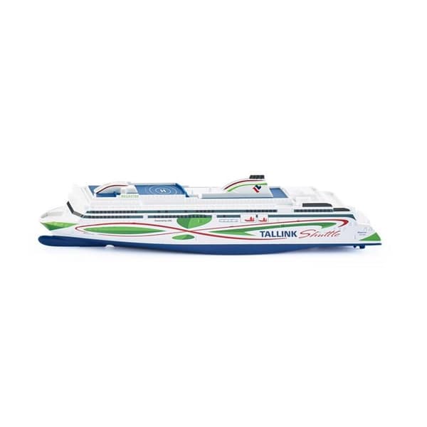 SIKU - Ferry Tallink Megastar - Naval Toy - Metall/Plast - Vit/Blå/Grön - Blandat - 21x4x7cm